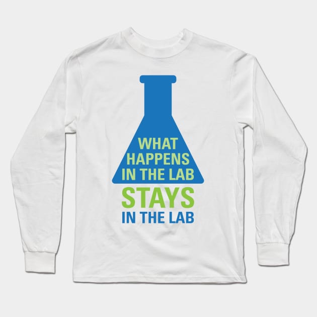 Chemistry - What Happens In The Lab Long Sleeve T-Shirt by oddmatter